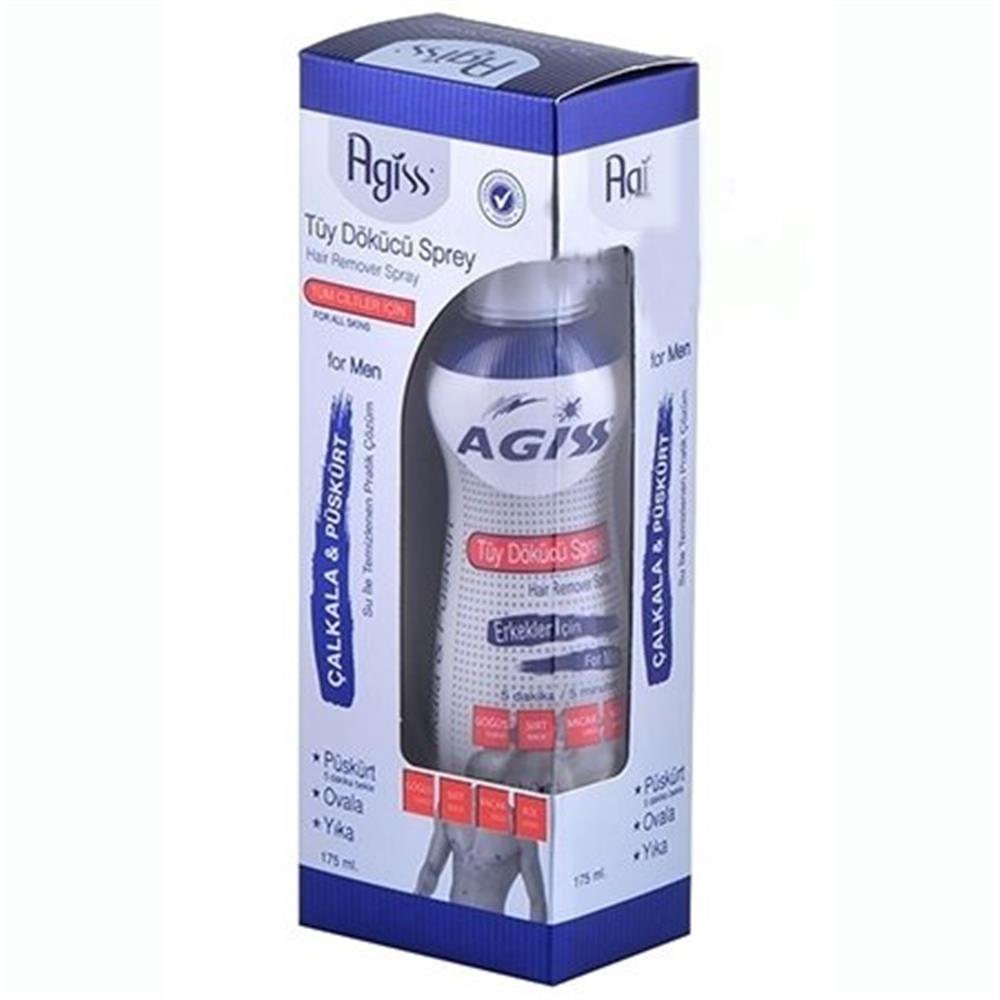 Agiss Tüy Dökücü Krem Sprey 175ml Men