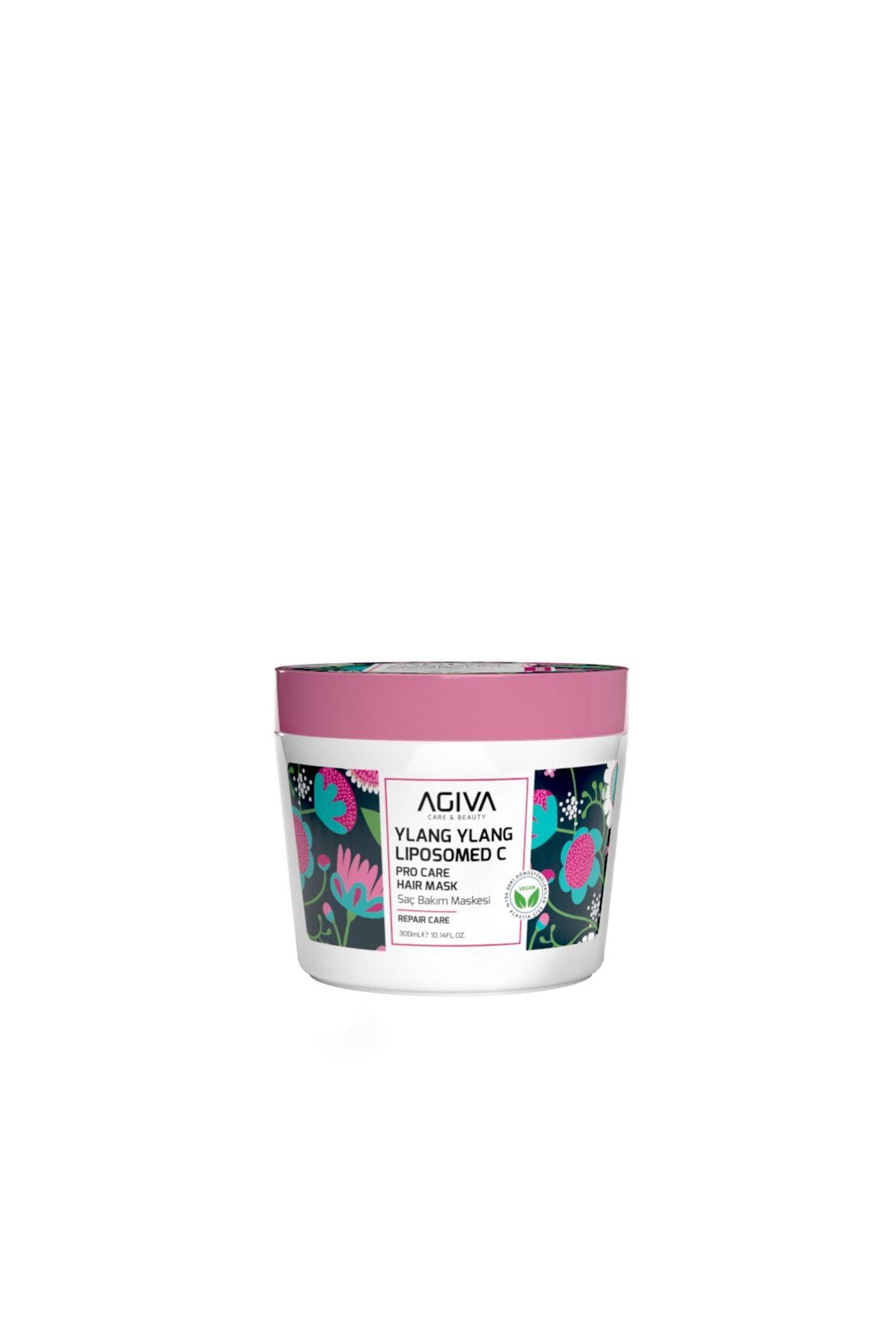 Agiva Ylang Ylang Liposom C Saç Bakım Maskesi 300 ml - Onarıcı & Bitkisel Bakım