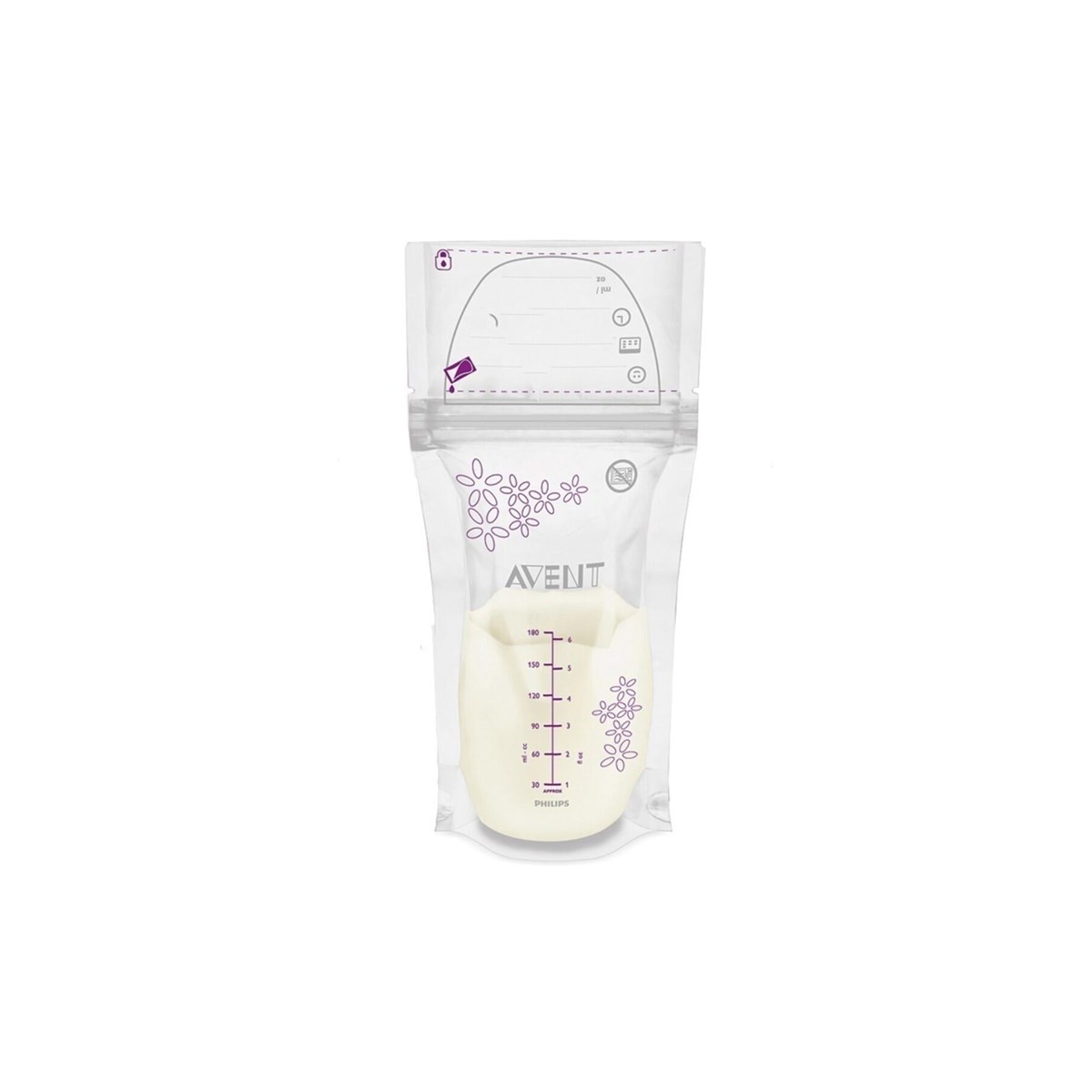 Anne Sütü Saklama Poşetleri 25 x 180 ml