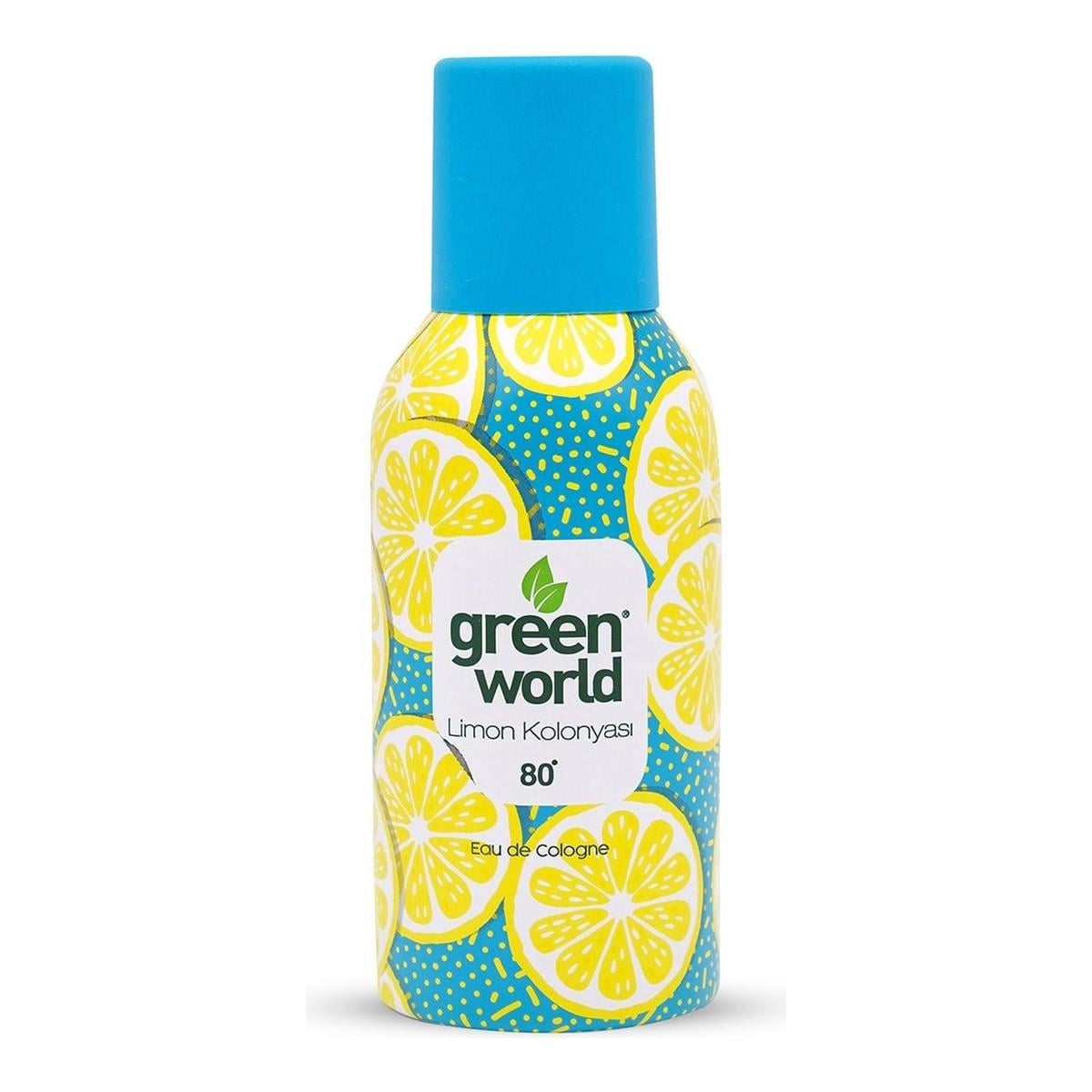 Green World 150ml Aerosol Kolonya Limon