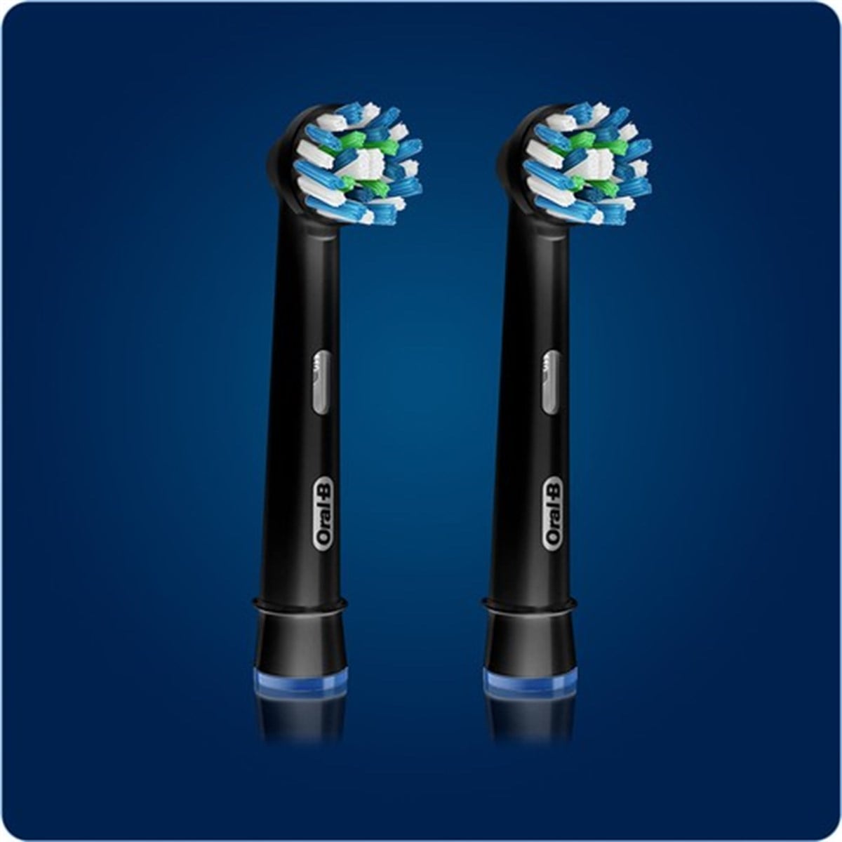 Oral-B  Cross Action Siyah 2'Li Şarjlı Fırça Yedek Başlığı