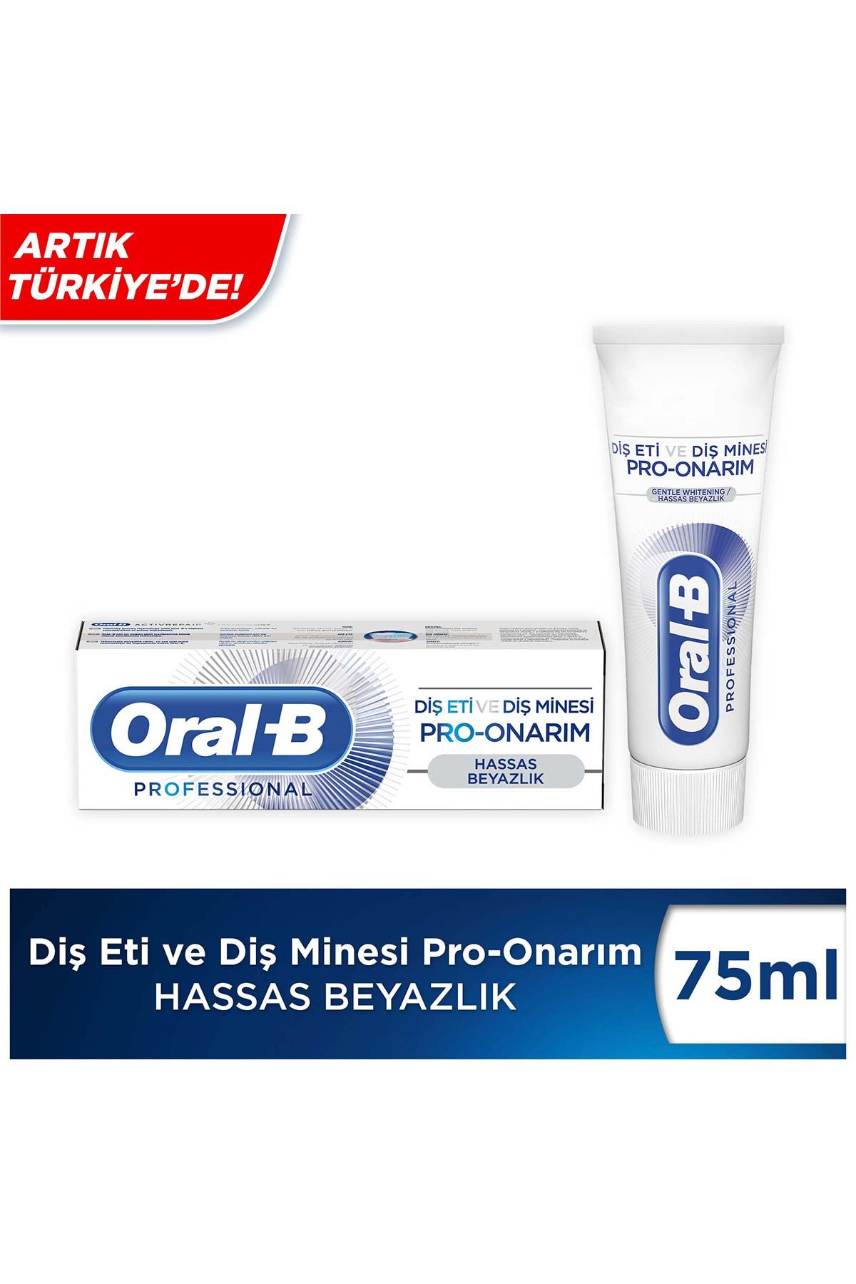 Oral-B Diş Eti ve Minesi Pro-Onarım Hassas Beyazlık Diş Macunu 75 ml