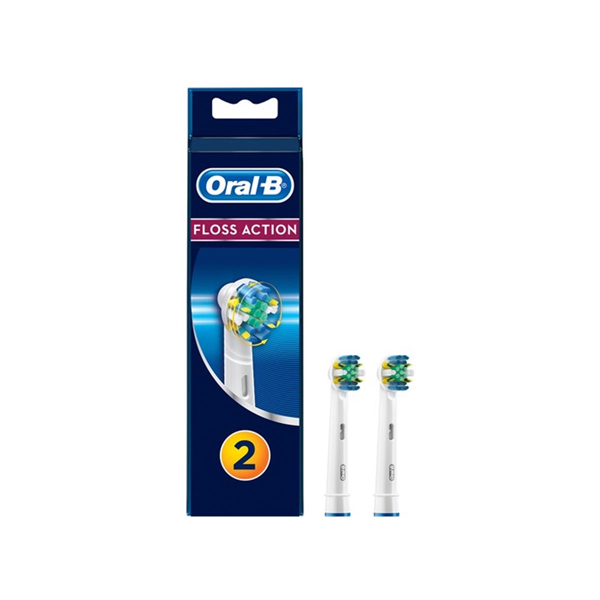 Oral-B Floss Action 2'li Şarjlı Fırça Yedek Başlığı