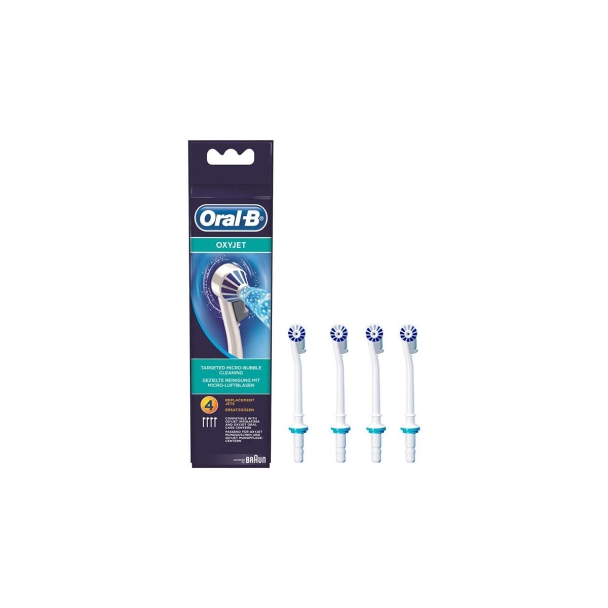 Oral-B Oxyjet Ağız Duşu 4'lü Yedek Başlığı
