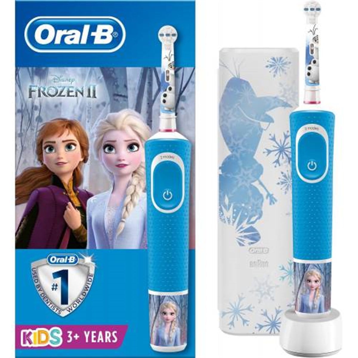 Oral-B Sarj Vıtalıty 100 Cocuk Frozen Box-Seyahat Kabı 