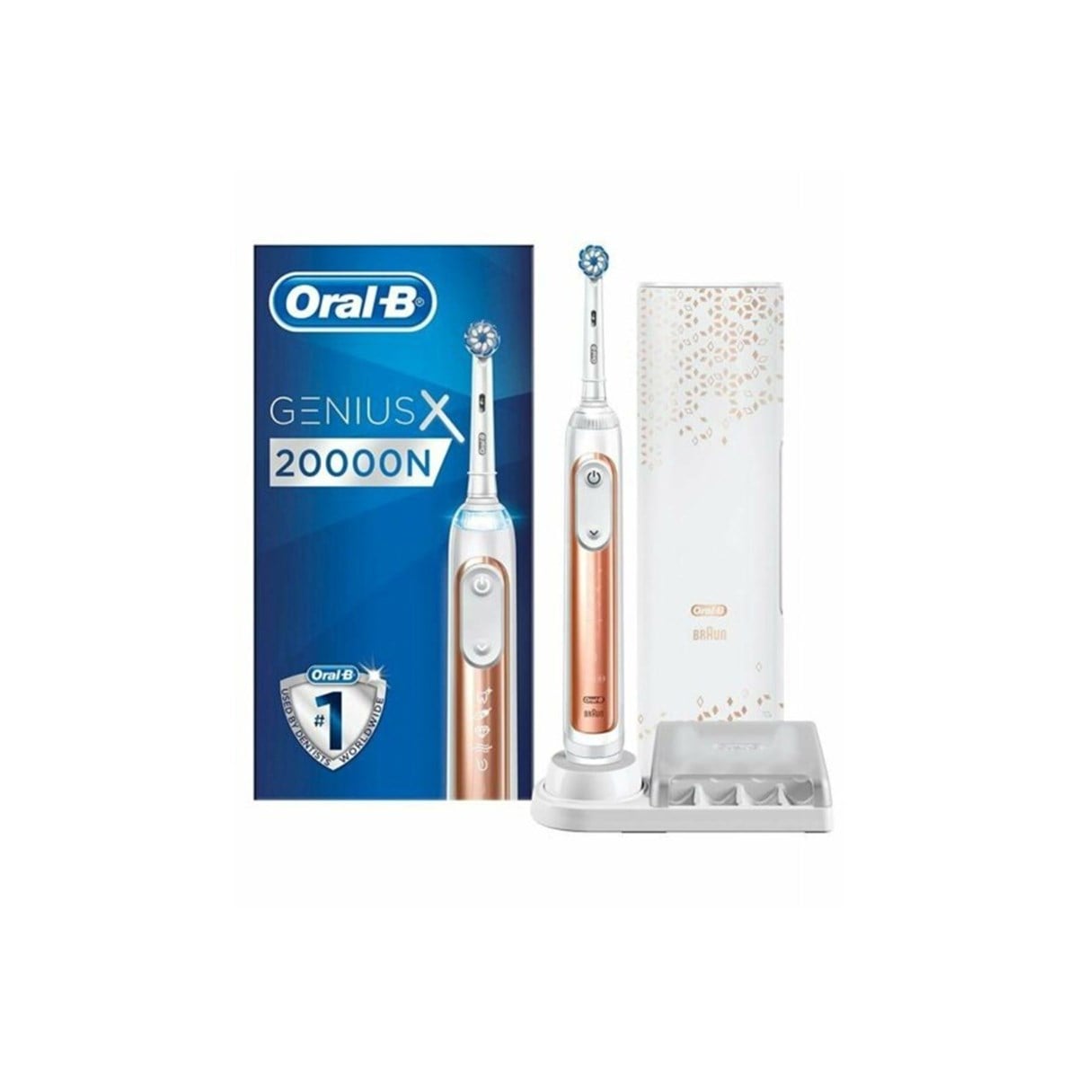 Oral-B Şarjlı Genius X 20000 N Yapay Zekalı 20000 Rosegold