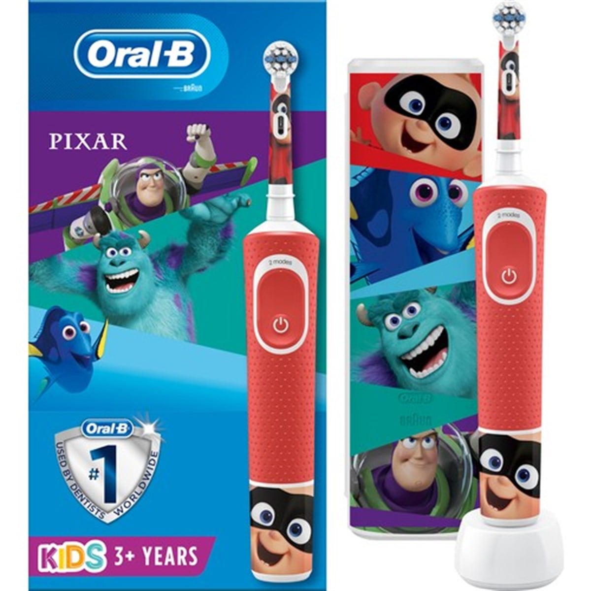 Oral-B Şarjlı Vitality D100 Cocuk Pixar Box
