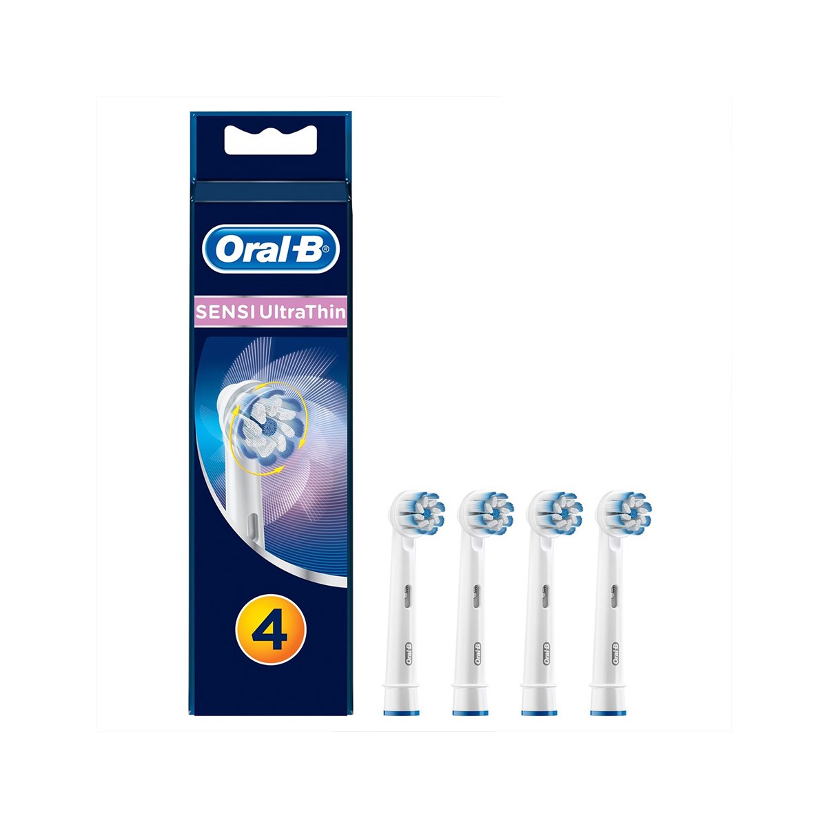 Oral-B Ultrathin Sensitive 4'lü Şarjlı Fırça Yedek Başlığı
