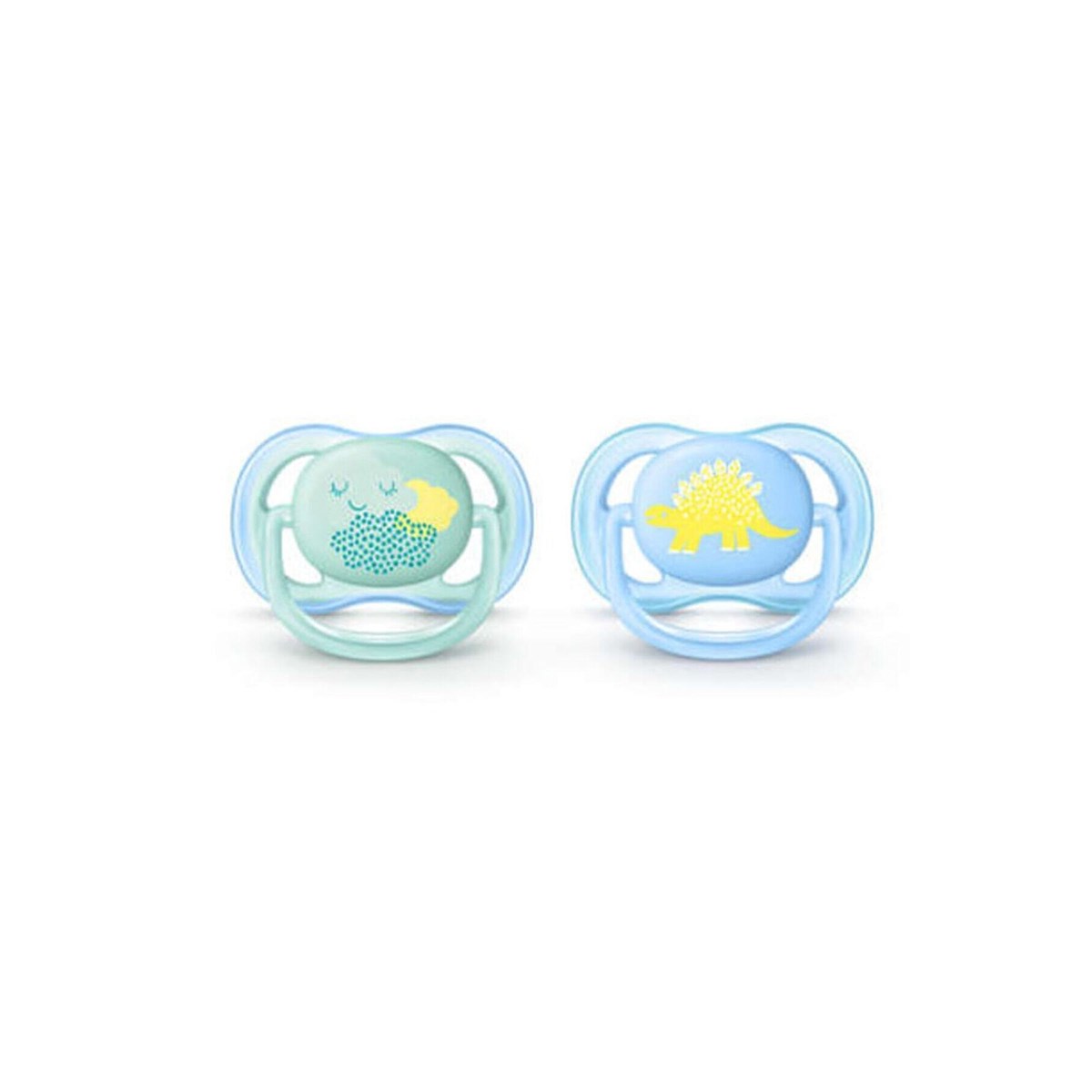 Philips Avent SCF344/20 Ultra Yumuşak Emzik Hava Delikli Desenli 0-6 Ay 2'li Erkek