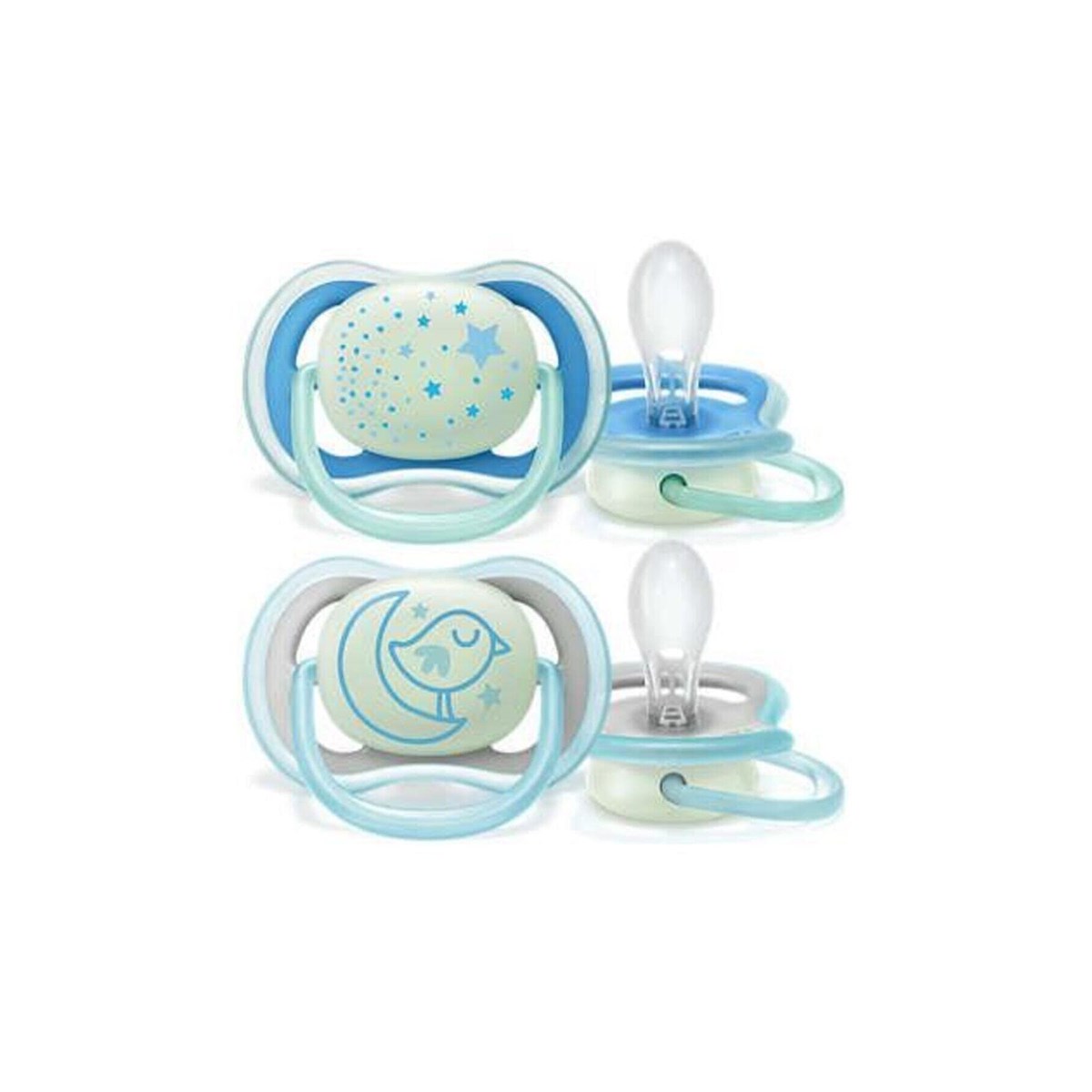 Philips Avent SCF376/21 Ultra Air Karanlıkta Parlar Emzik 6-18 Ay Erkek