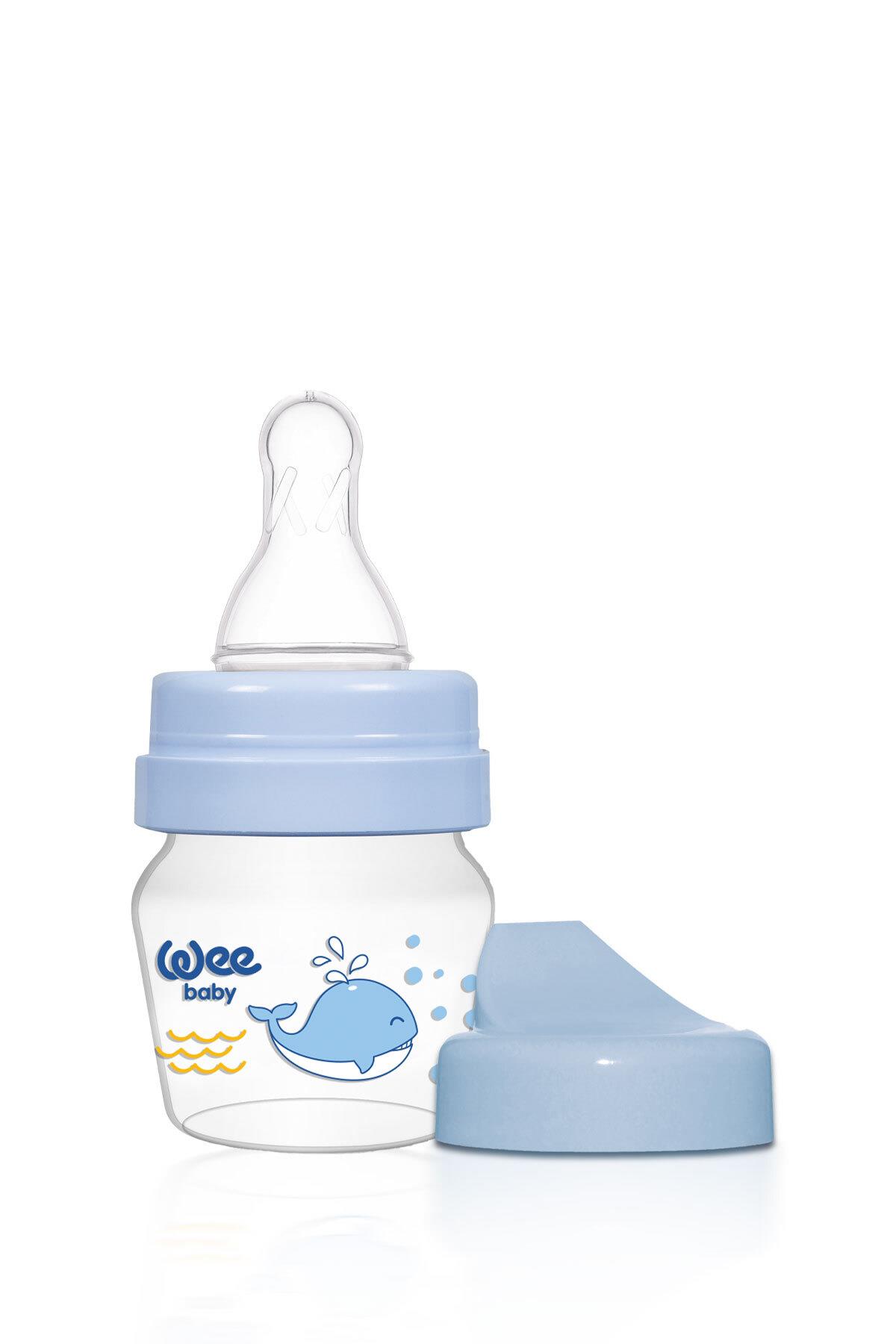 Wee Baby Mini PP Alıştırma Bardağı Seti 30 Ml Mavi