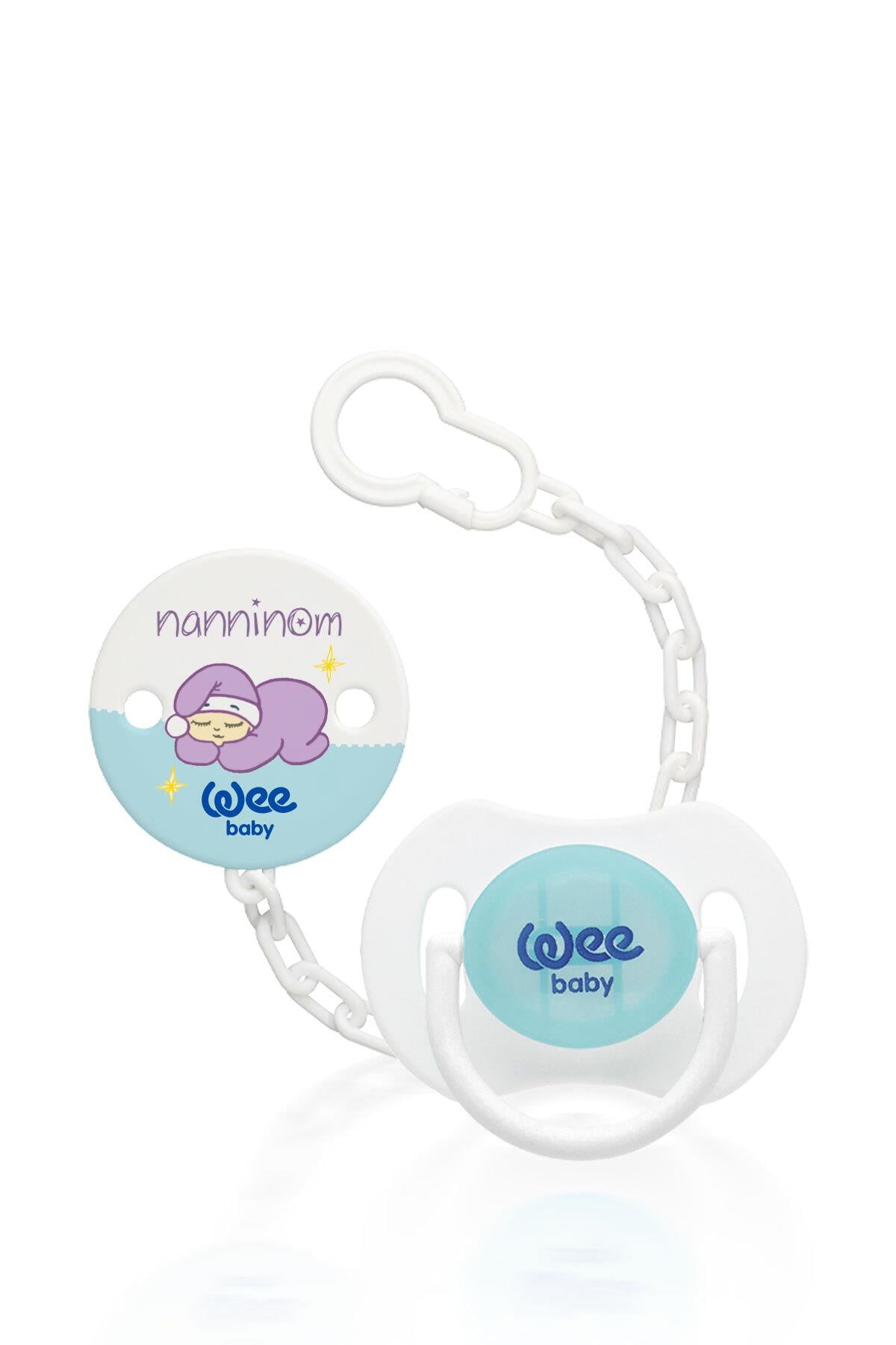 Wee Baby  Nanninom Gece Emzik & Emzik Askısı Seti
