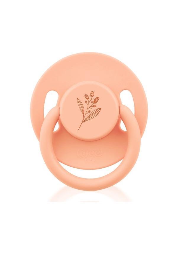 Wee Baby Pure Yuvarlak Uçlu Kauçuk Emzik No:2 6-18 ay Somon