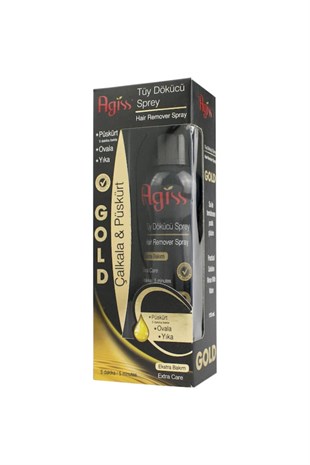 Agiss Tüy Dökücü Krem Sprey 175ml Gold