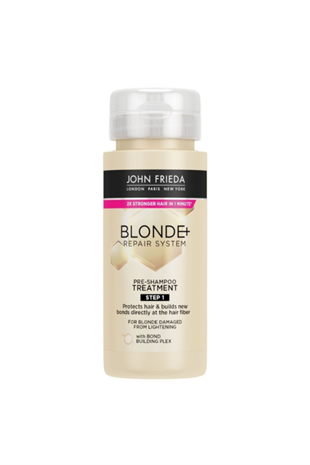 John Frieda Blonde Yıkama Öncesi Bakım Kompleksi 100 ml Sarı Saçlara Özel Maske 