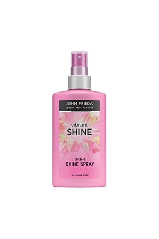 John Frieda Vibrant Shine Canlı Parlaklık Veren 3'ü Bir Arada Saç Spreyi 150 ml