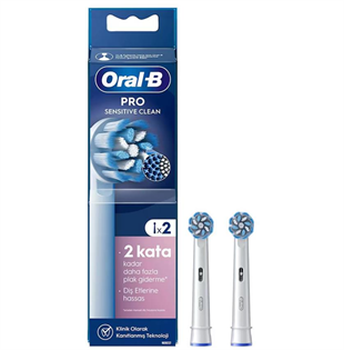 Oral-B Pro Sensitive Clean X-Filament Şarjlı Diş Fırçası Yedek Başlığı 2 Adet