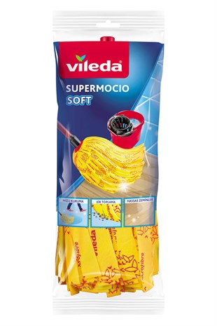 Vileda Supermocio Soft %30 Mikrofiberli Yedek Paspas