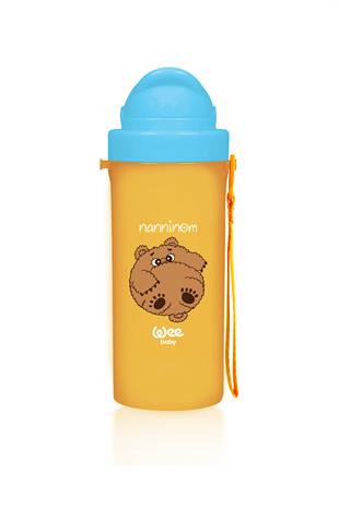 Wee Baby Nanninom Pipetli Bardak 300 ml Turuncu
