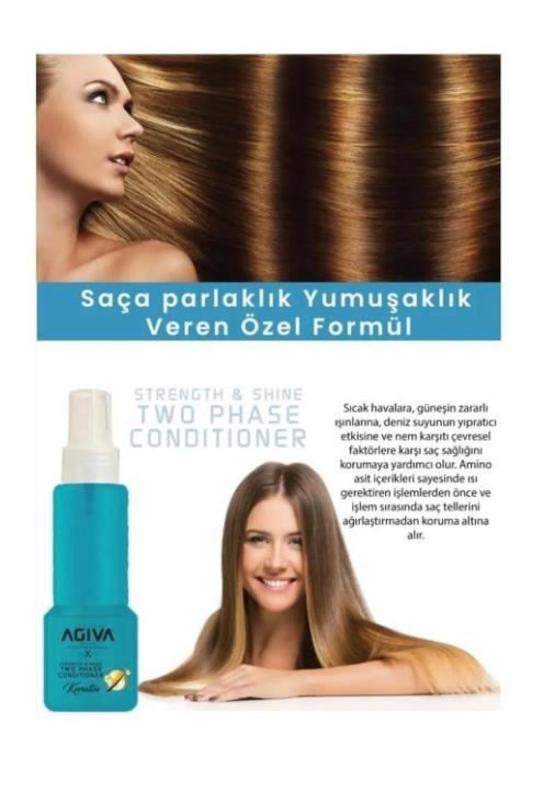 Agiva İki Fazlı Fön Suyu 300 ml Keratin