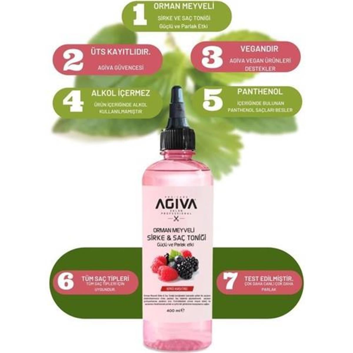 Agiva Orman Meyveli Saç Bakım Solüsyonu 400 ml 