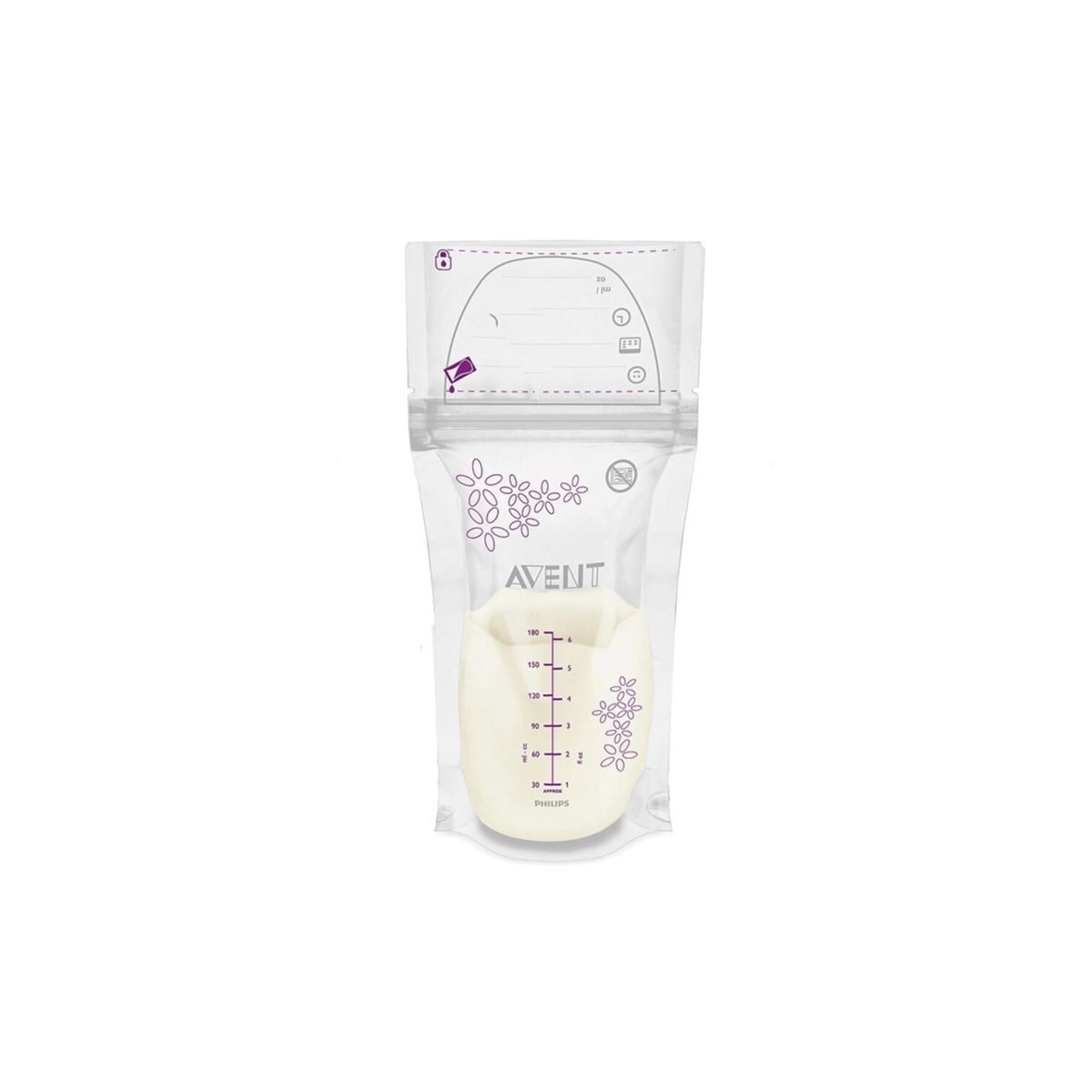 Anne Sütü Saklama Poşetleri 25 x 180 ml