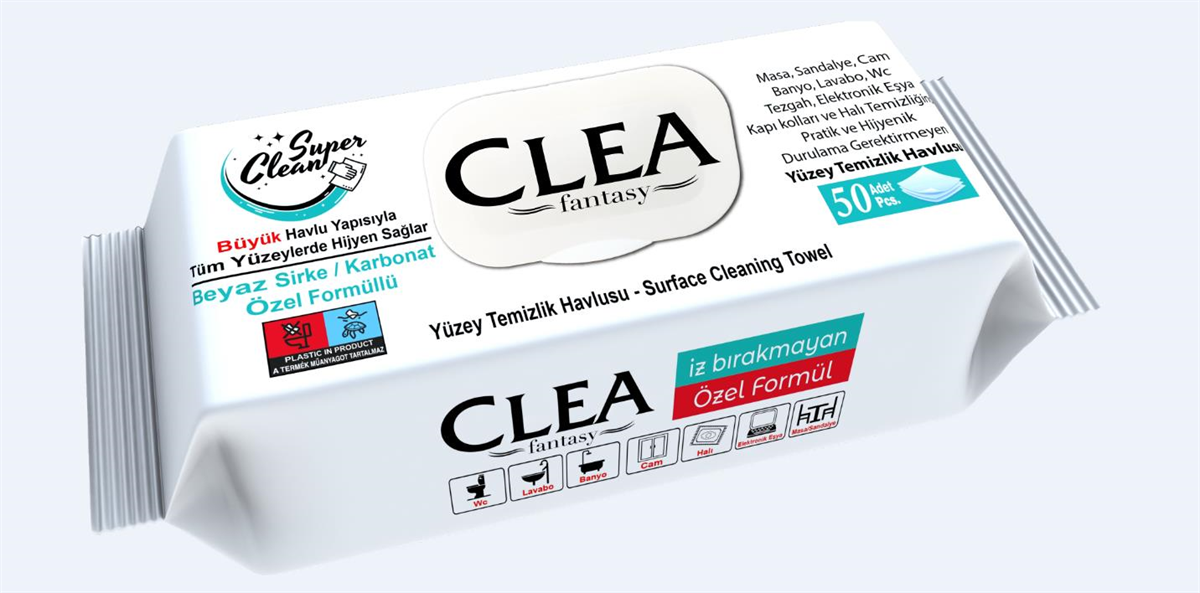 Clea Yüzey Temizleme  Havlusu 50 yaprak