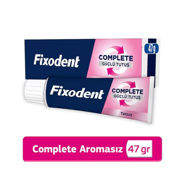 Fixodent Complete Güçlü Tutuş Aromasız 47 gr