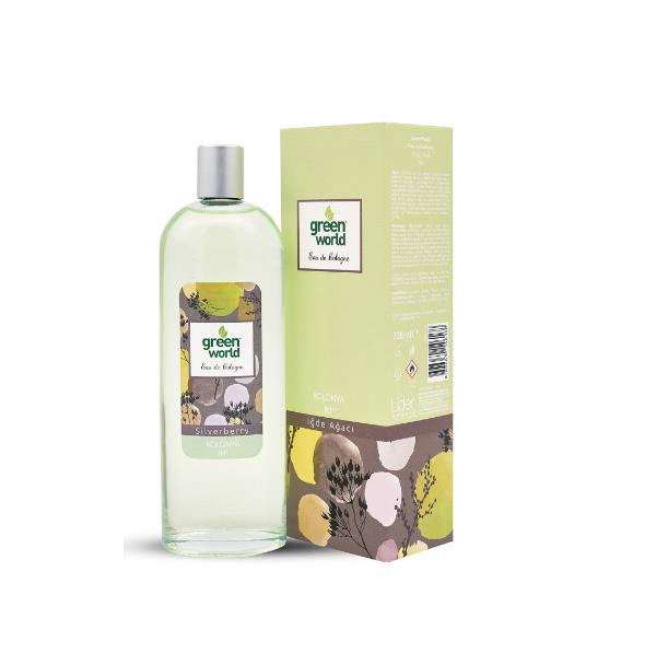Green Worl Kolonya Cam 220 ml Silverberry