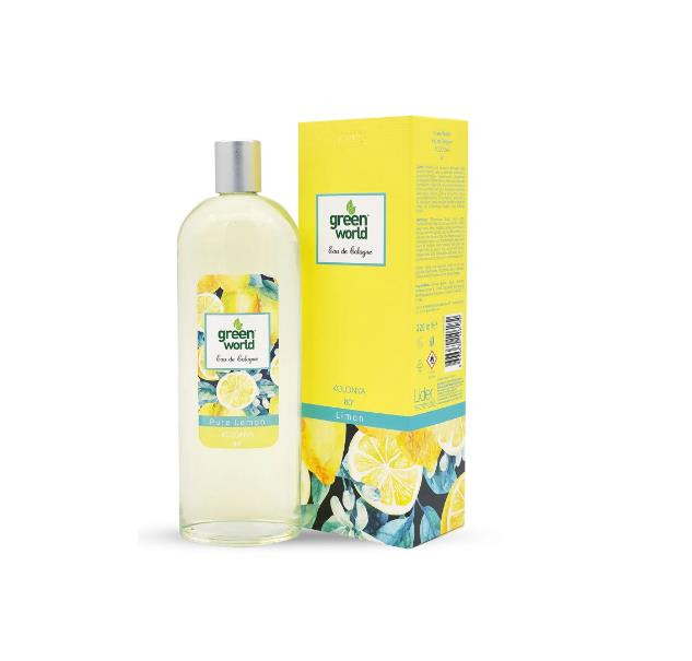Green World Kolonya Cam 220 ml Pure Lemon