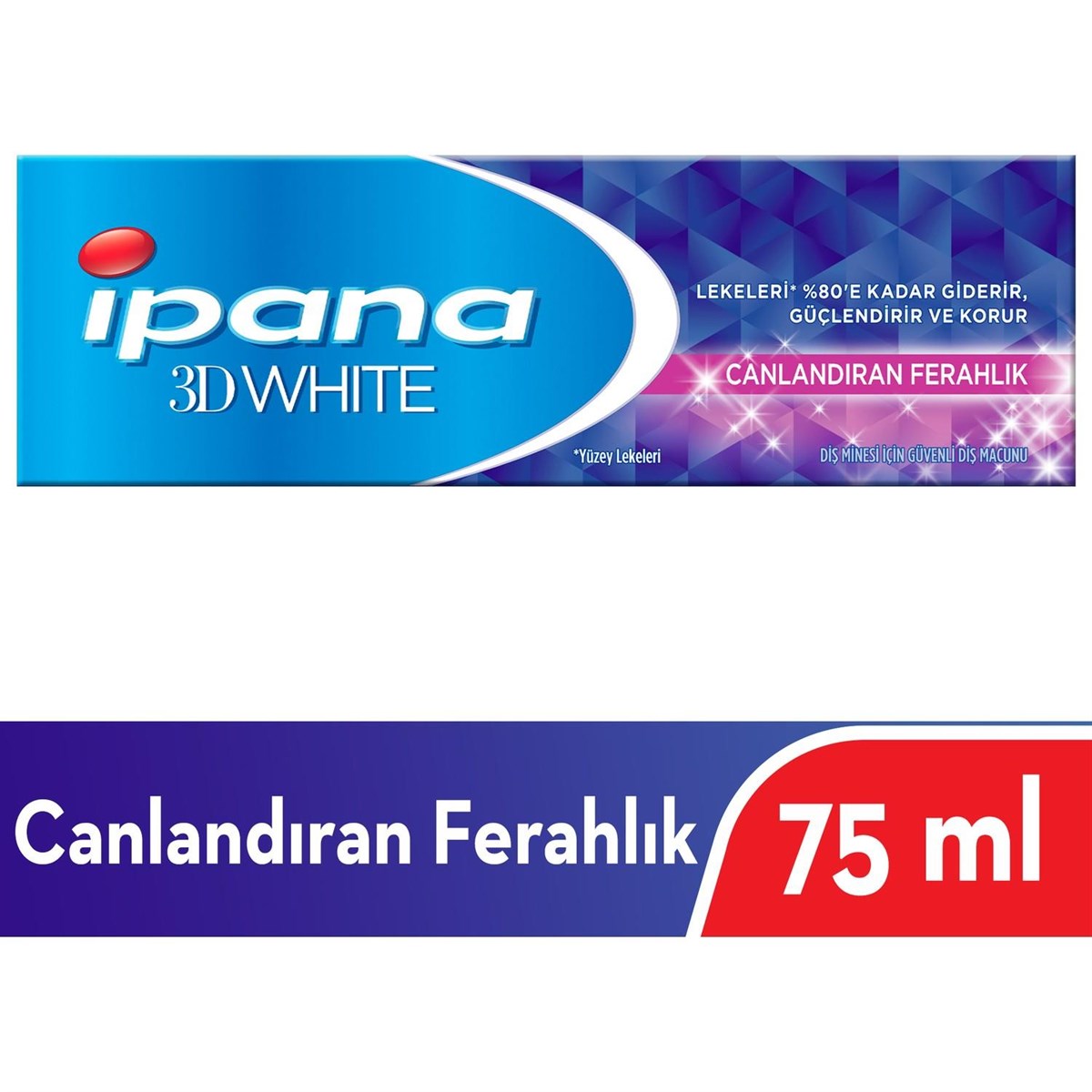 İpana 3 Boyutlu Beyazlık Nane Ferahlığı 75 ml