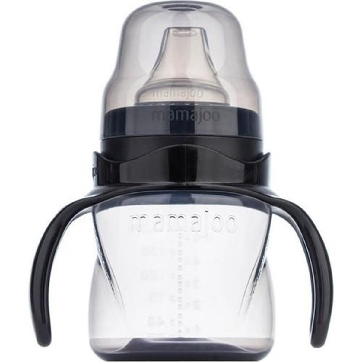 Mamajoo Eğitici Bardak Antikolik Kulplu Akıtmaz Black 160 Ml
