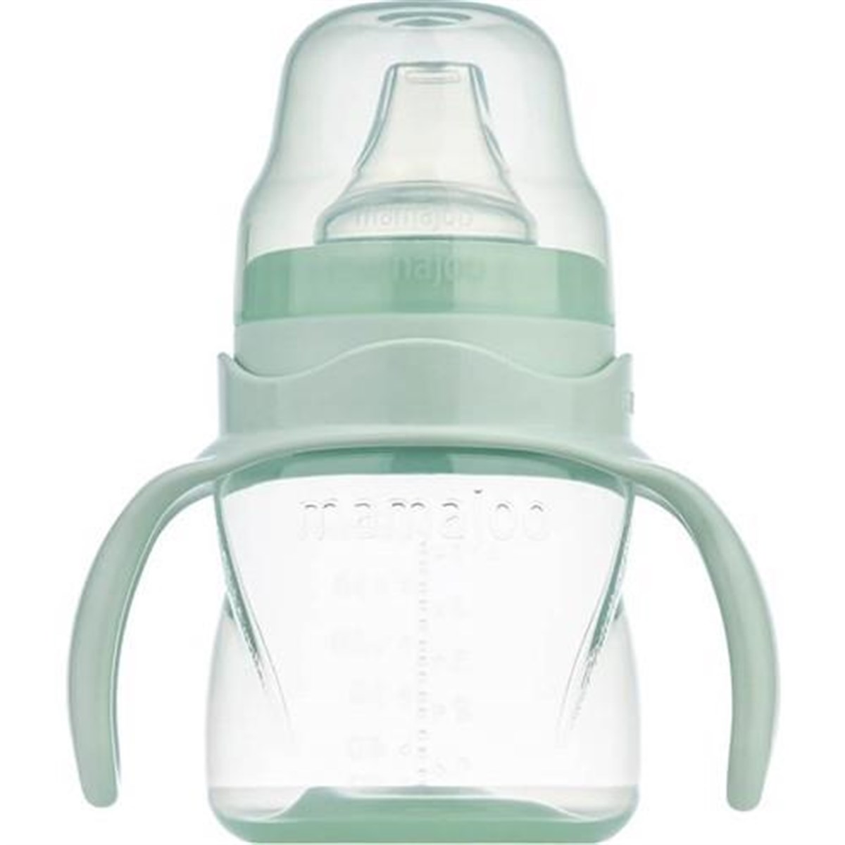 Mamajoo Eğitici Bardak Antikolik Kulplu Akıtmaz Powder Green 160 Ml