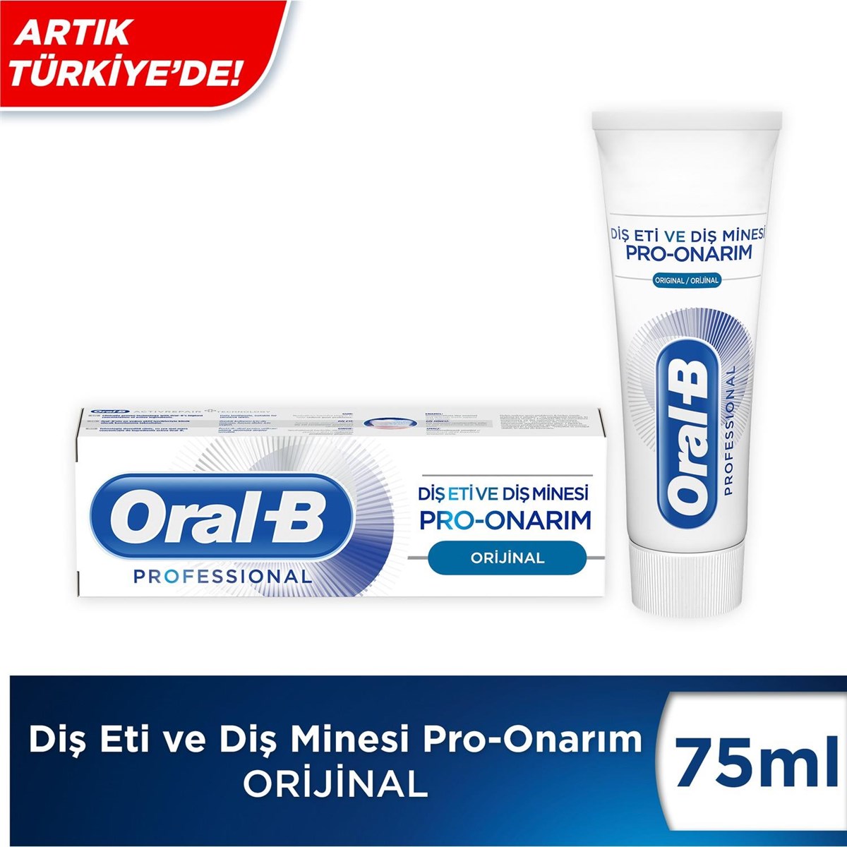 Oral-B Diş Eti ve Minesi Pro-Onarım Orijinal Diş Macunu 75 ml