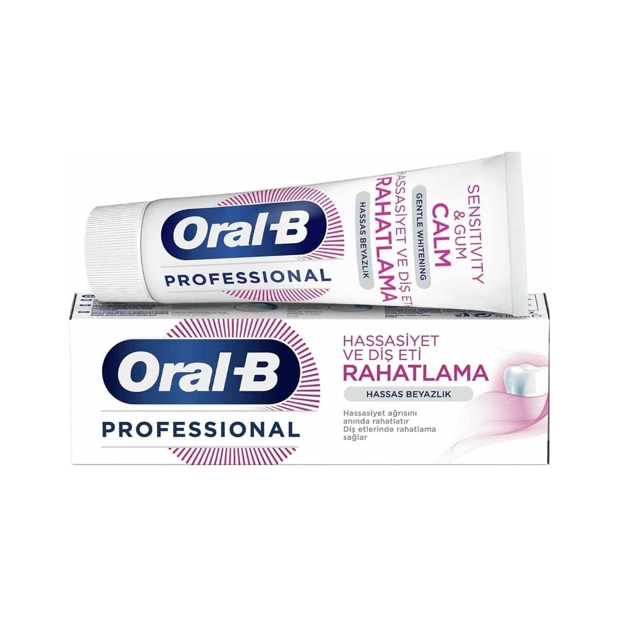 Oral-B Professional Hassasiyet ve Diş Eti Rahatlama Hassas Beyazlık Diş Macunu 75 ml