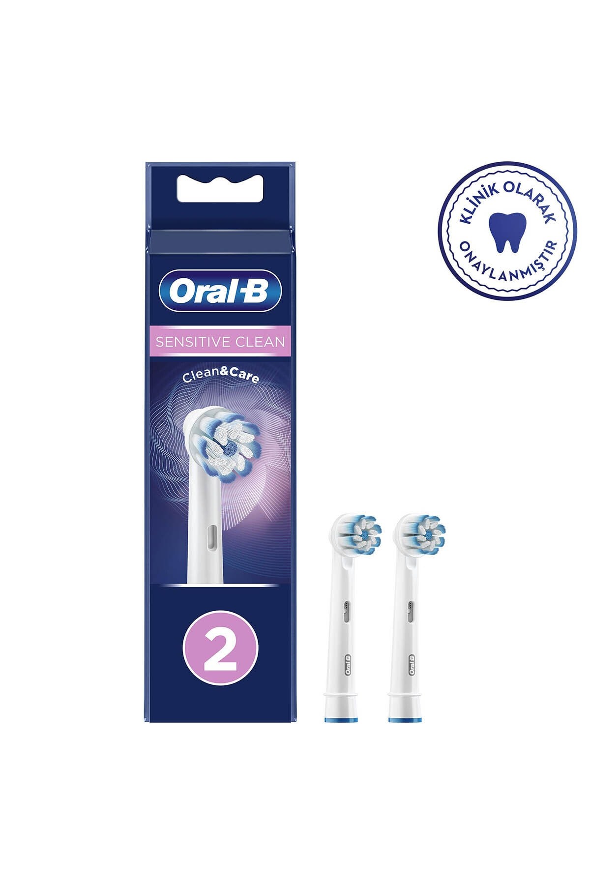 Oral-B Sensitive Clean 2'Li Şarjlı Fırça Yedek Basliği