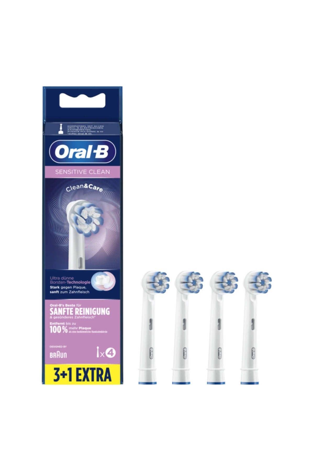 Oral-B Sensitive Clean 3+1 Yedek Başlık