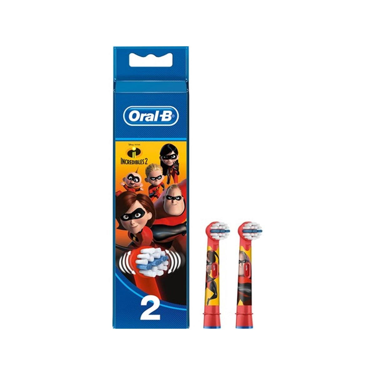 Oral-B Stages Incredibles 2'li Şarjlı Fırça Yedek Başlığı