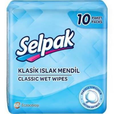 Selpak Klasik Islak Cep Mendili 10' lu