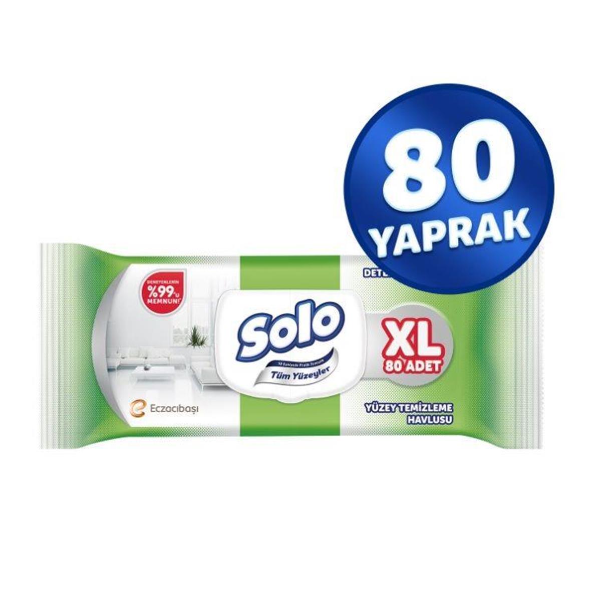 Solo Yüzey Temizleme Havlusu XL Tüm Yüzeyler 80 yaprak