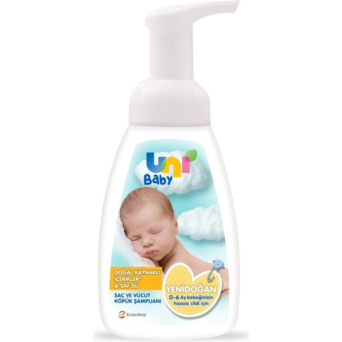 Uni  Baby Şampuan Yenidoğan Köpük 200 Ml