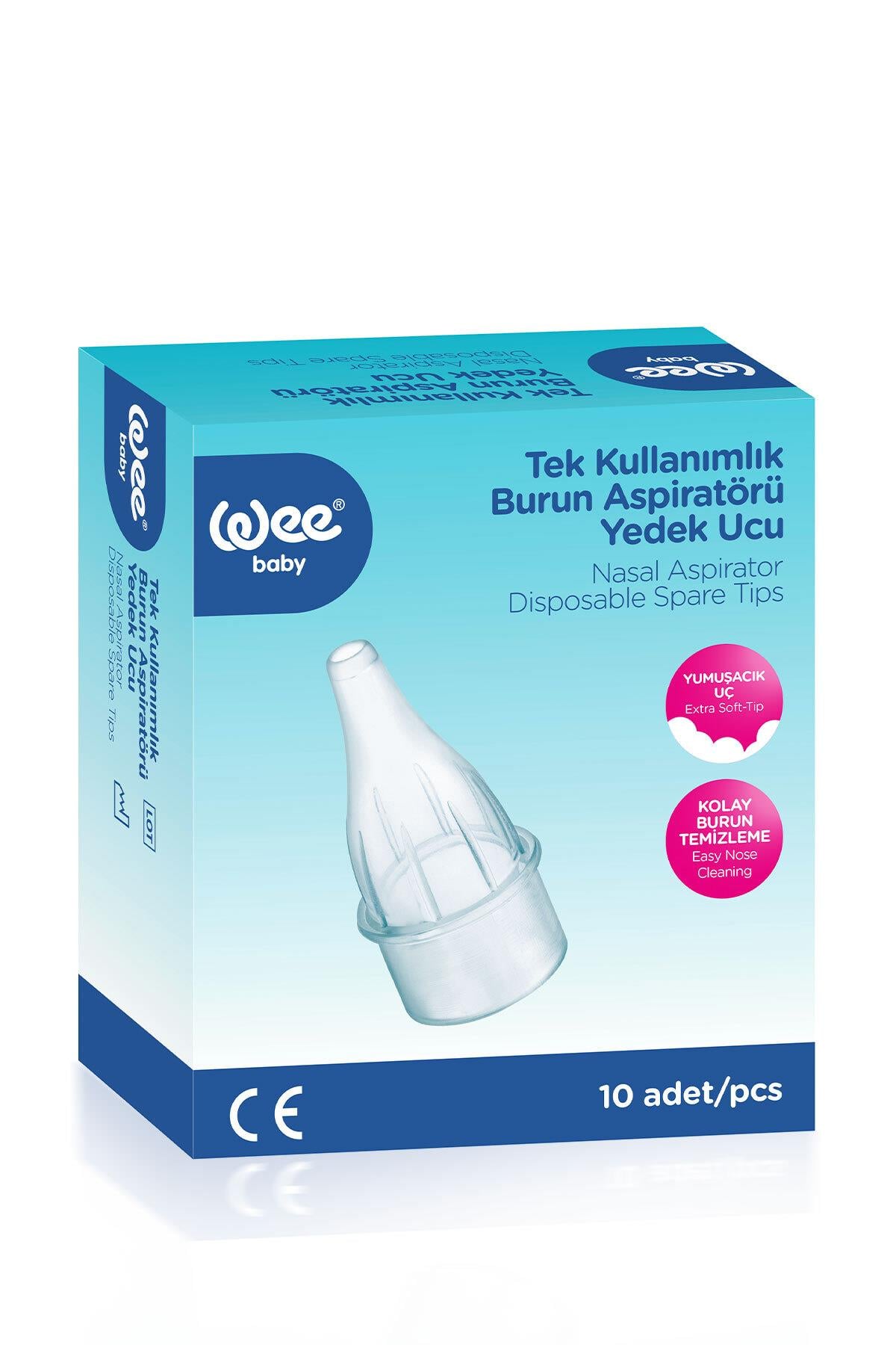 Wee Baby Burun Aspiratörü Nasal Yedek Ucu 10 Adet