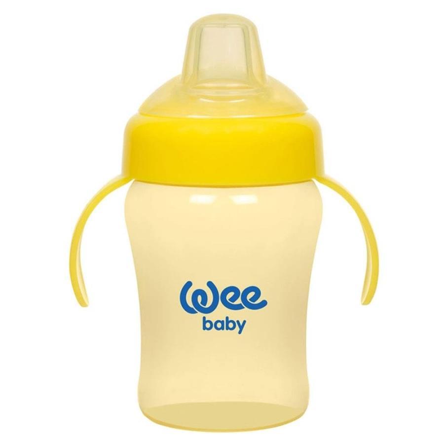 Wee Baby Colorful Akıtmaz Kulplu Bardak 240 Ml Sarı