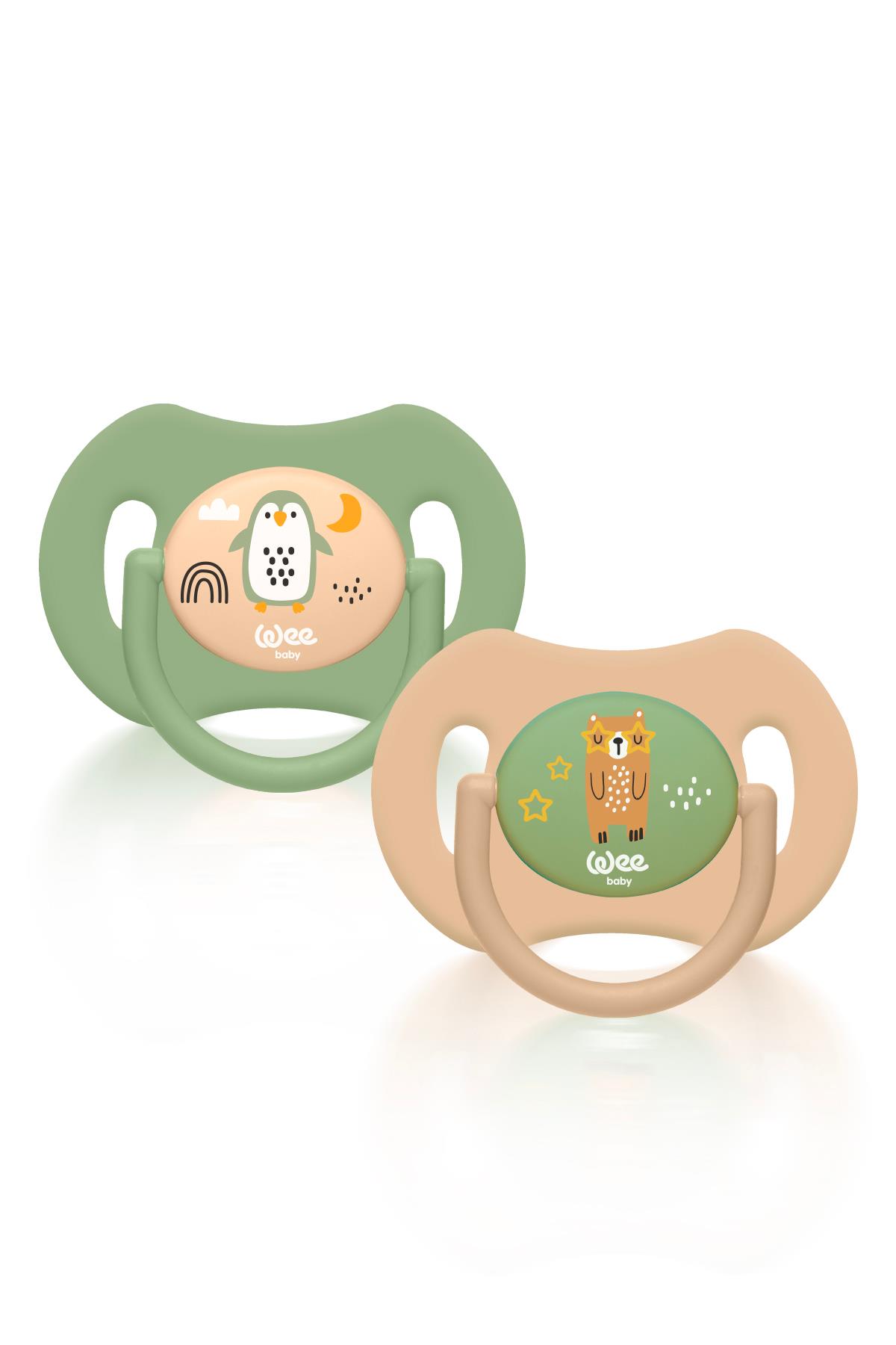 Wee Baby Duo Simetrik Uçlu Emzik 0-6 Ay No:1 0-6 ay
