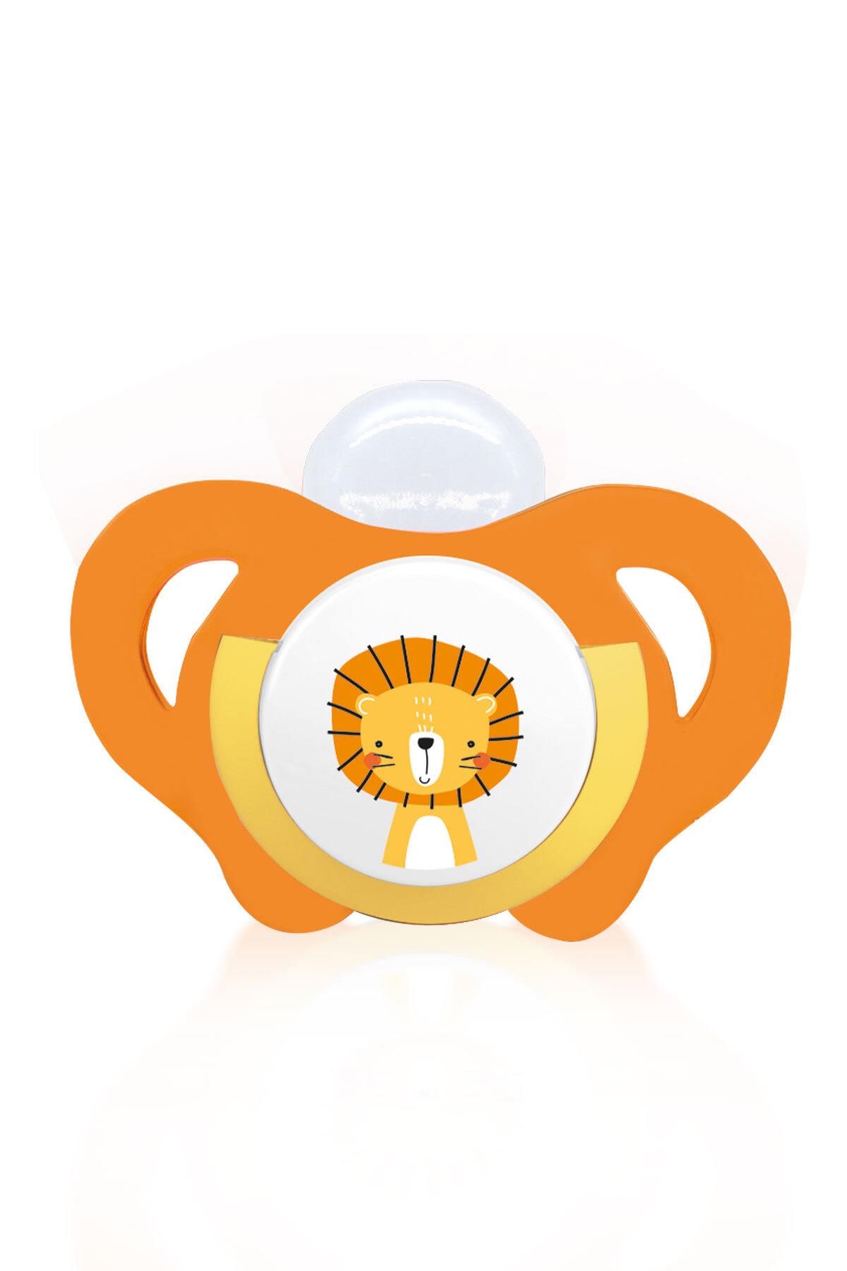 Wee Baby Safari Emzik No:2  6-18 Ay Turuncu