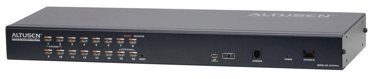 16 Port Cat 5 High-Density KVM over IP Switch 