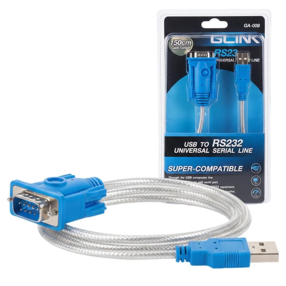 27164 - POWERMASTER PM-21764 USB TO RS232 1.5 METRE UNIVERSAL SERIAL LINE
