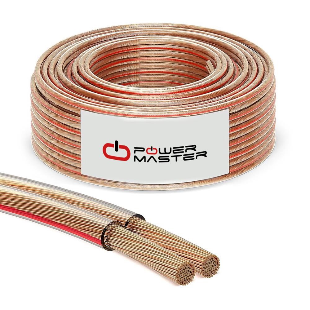 2749 - KABLO 2X0.50 ŞEFFAF HOPARLÖR KABLOSU (100 MT)