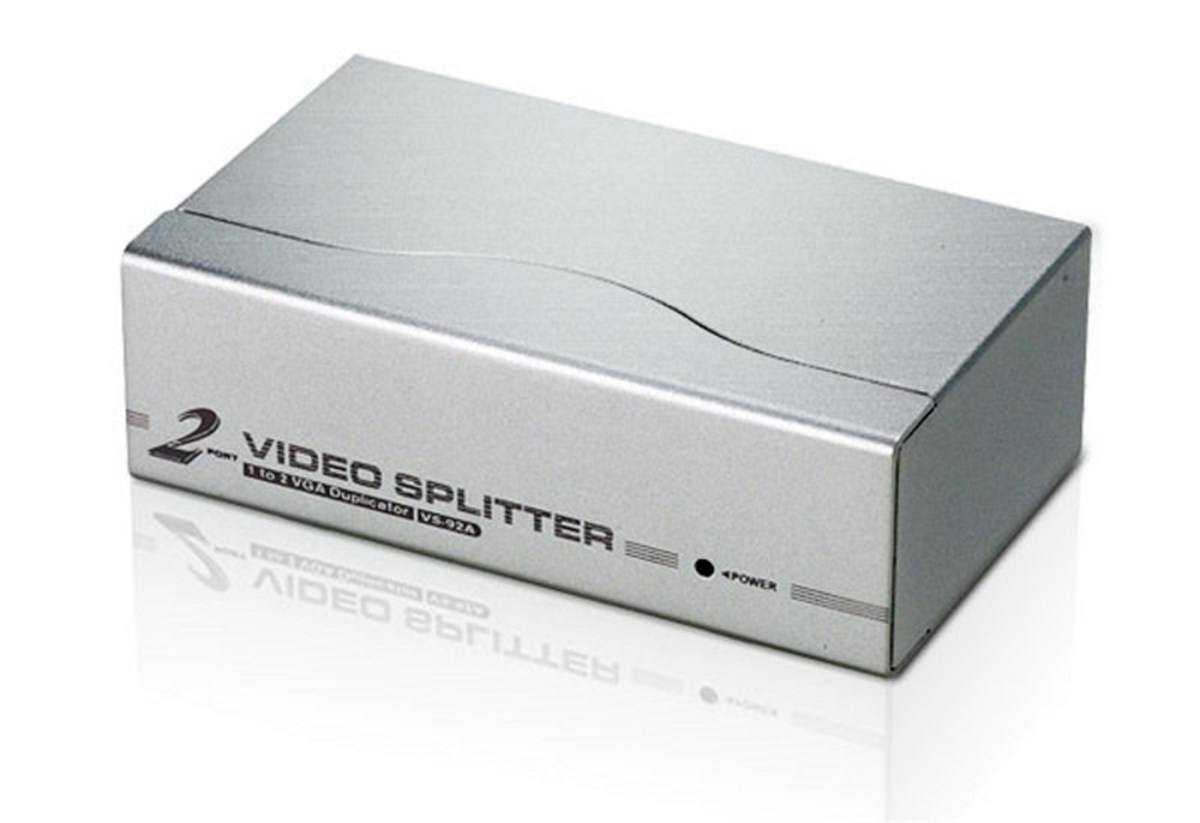 2’li VGA Video Çoklayıcı (2 Port Video Splitter), 1920 x 1440 dpi, 350 MHz. videobant genişliği