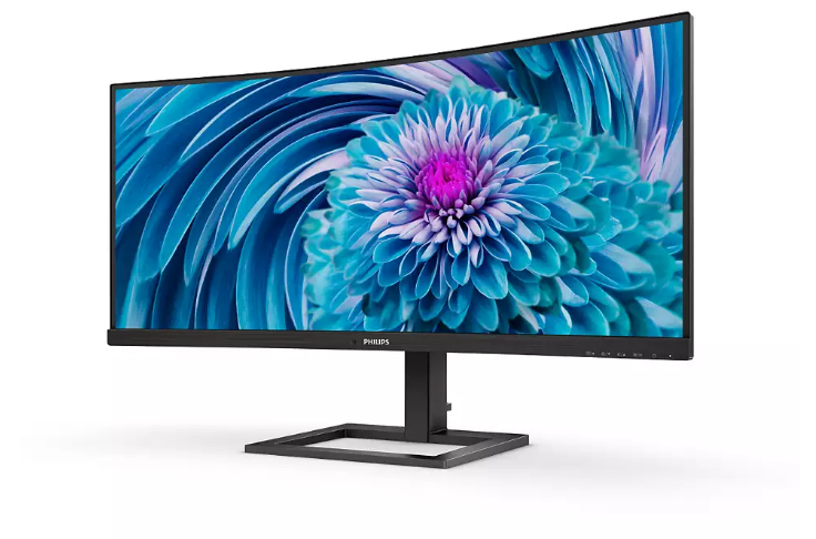 34 PHILIPS 346E2CUAE/00 4MS 100MHZ 1XHDMI 1XDP WQHD 3440 X 1440 USB-C HOPARLÖR YÜKSEKLİK AYARI CURVED VESA SİYAH